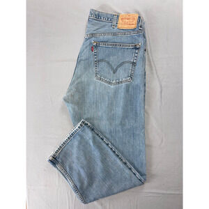 Levi's 505 Vintage Regular Fit All Cotton Denim Jeans. Perfectly Broken In 36X30